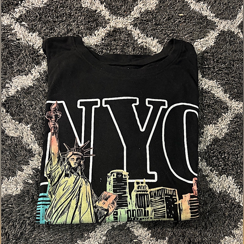 Black NYC shirt Time N Tru